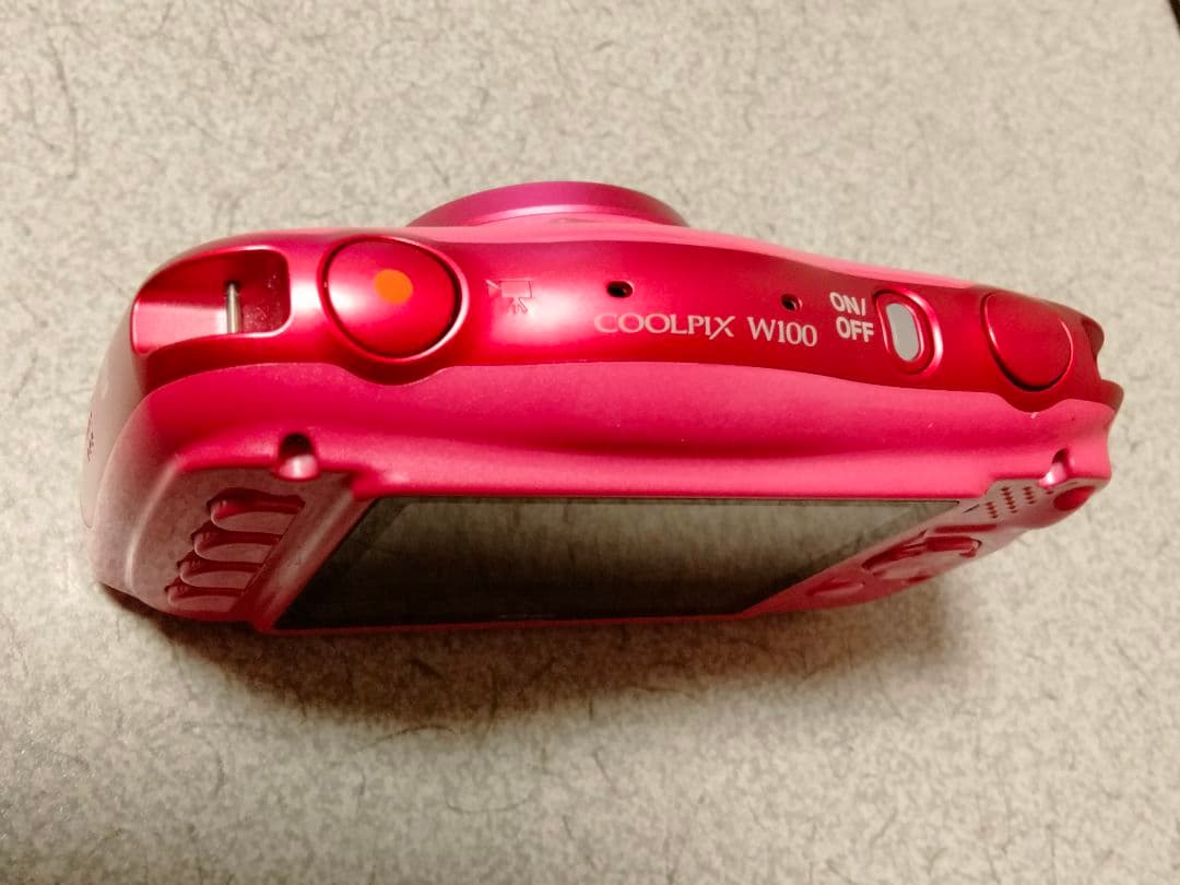 防水・耐衝撃 Nikon W100 ピンク デジカメ