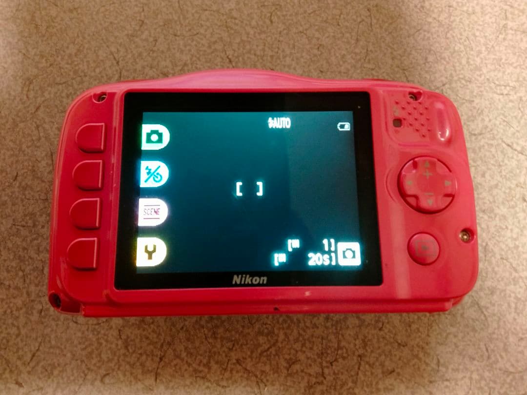 防水・耐衝撃 Nikon W100 ピンク デジカメ