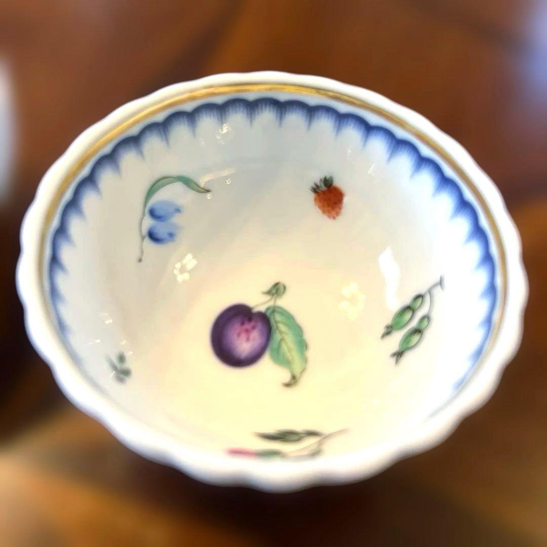 ▪️レア　美品　イタリアンフルーツ極小茶碗4個セット　湯呑み　豆皿