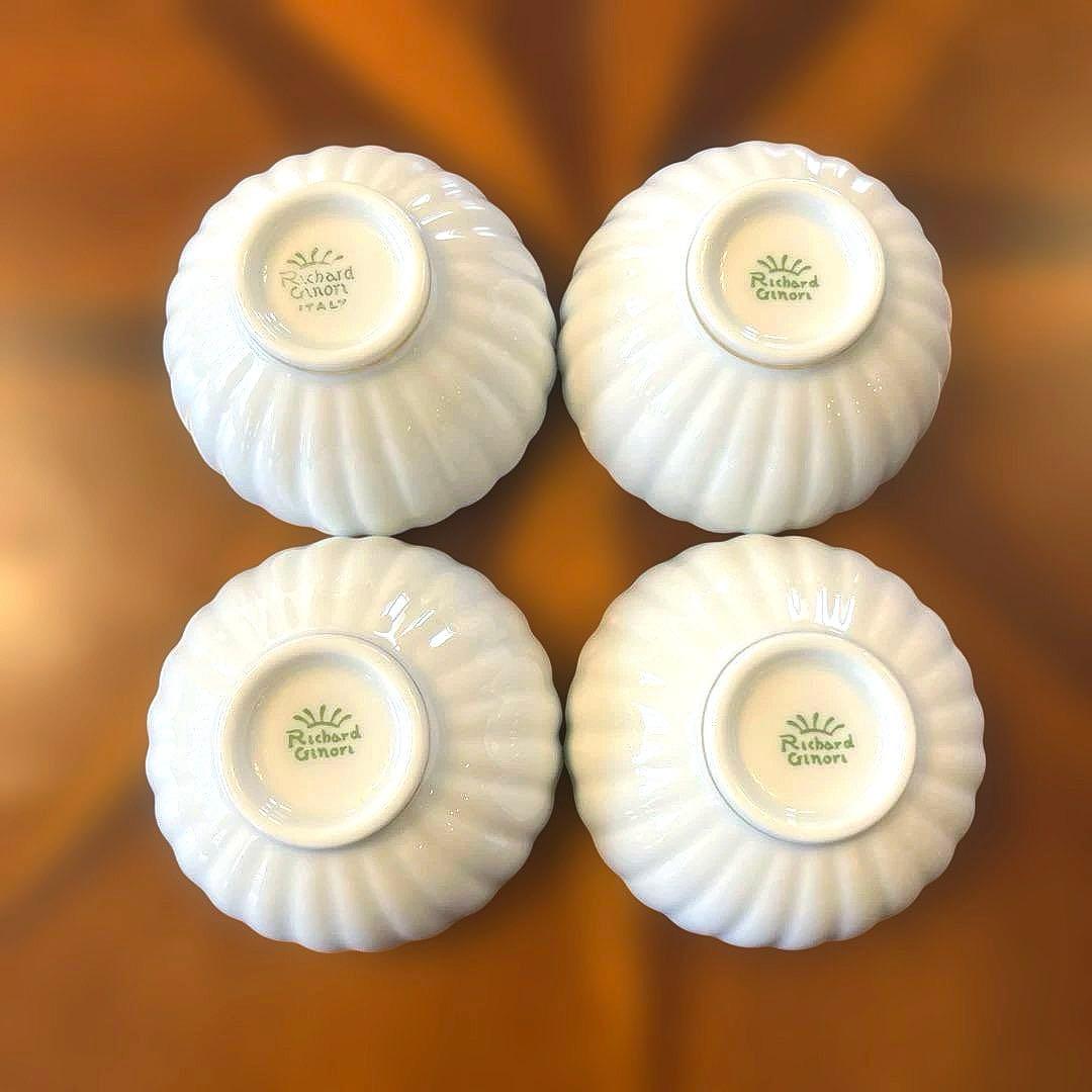 ▪️レア　美品　イタリアンフルーツ極小茶碗4個セット　湯呑み　豆皿