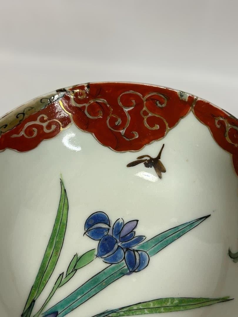 古伊万里 大鉢 古美術 大皿 とんぼ 福 大日本林製造