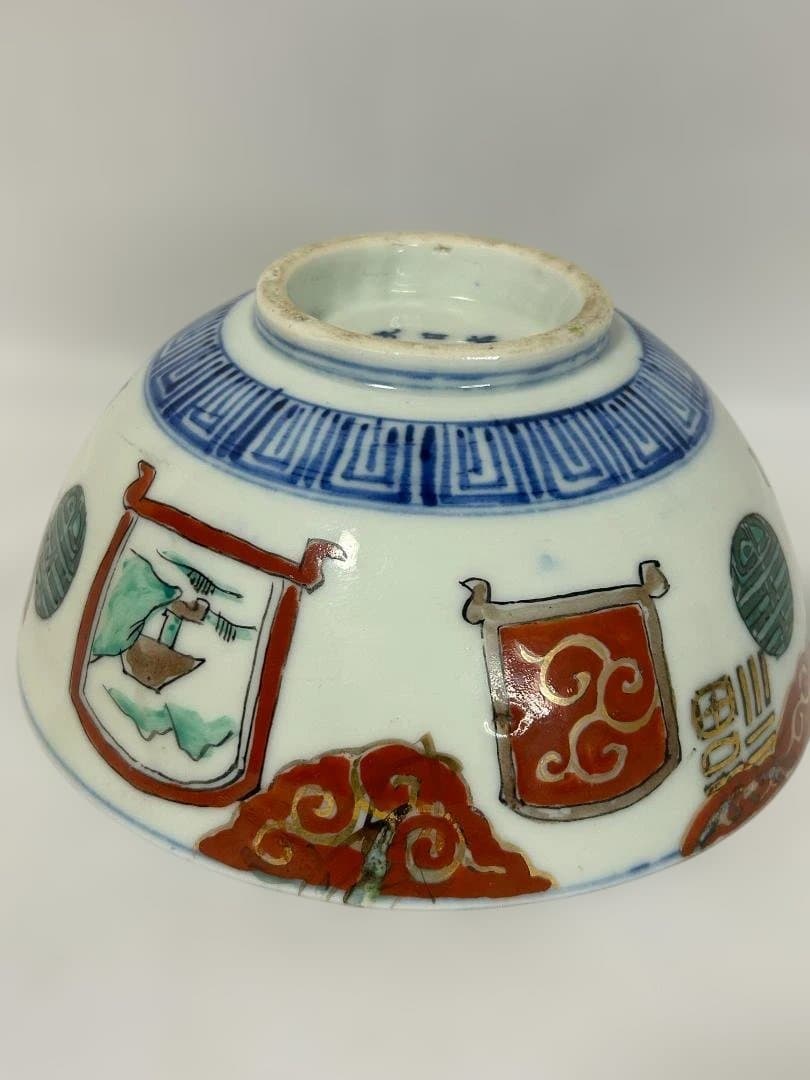 古伊万里 大鉢 古美術 大皿 とんぼ 福 大日本林製造