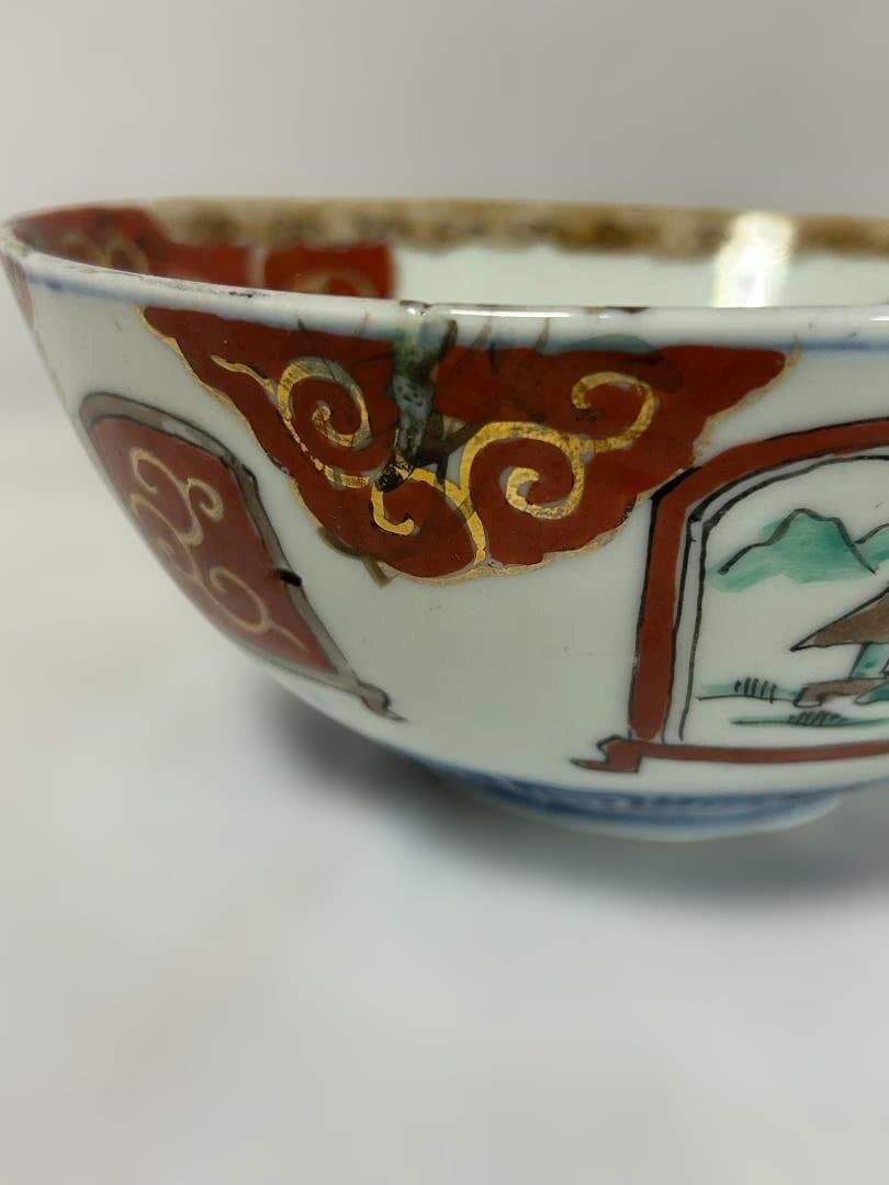 古伊万里 大鉢 古美術 大皿 とんぼ 福 大日本林製造