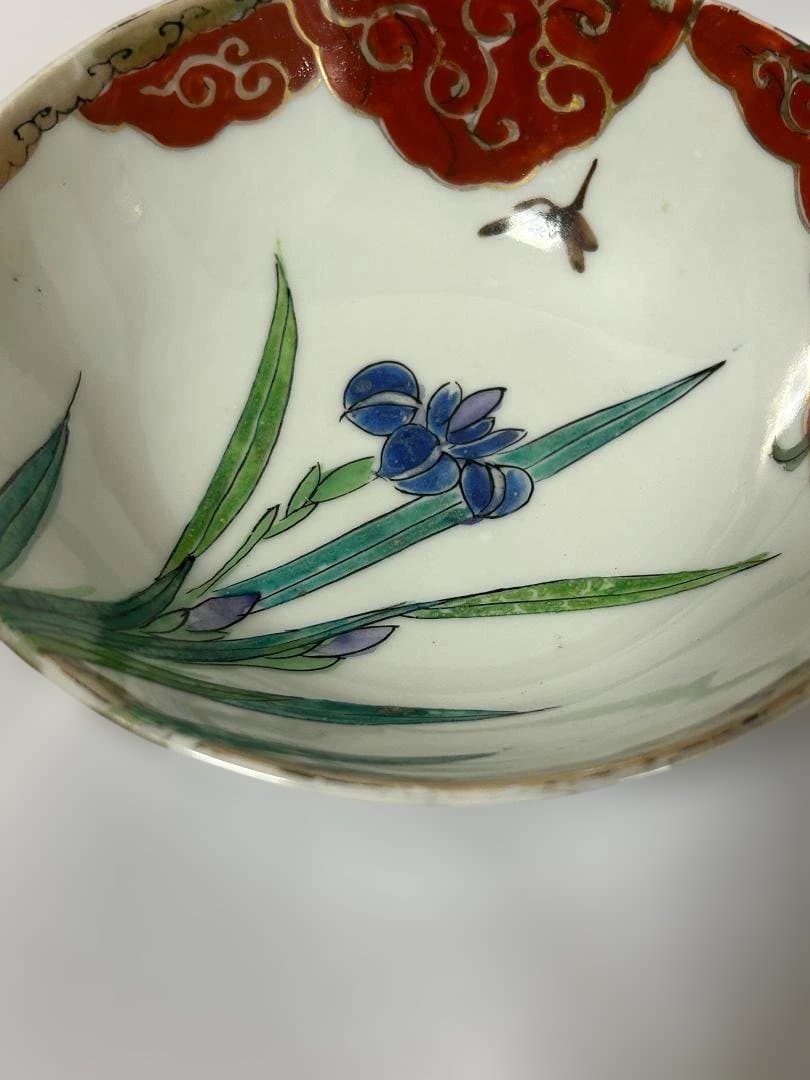 古伊万里 大鉢 古美術 大皿 とんぼ 福 大日本林製造