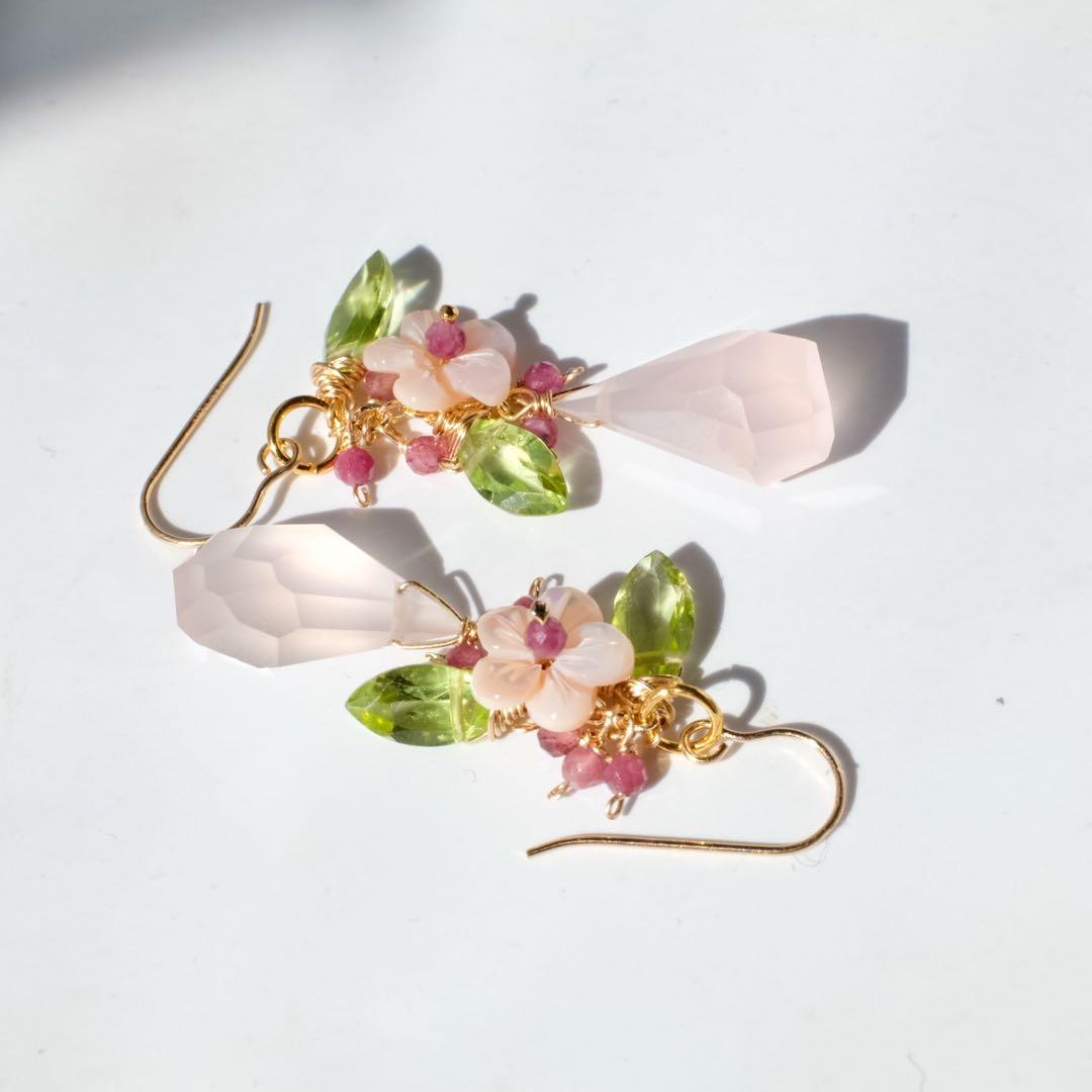 14kgf  cherry blossomsピアス/イヤリング