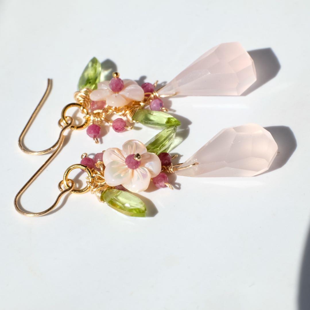 14kgf  cherry blossomsピアス/イヤリング