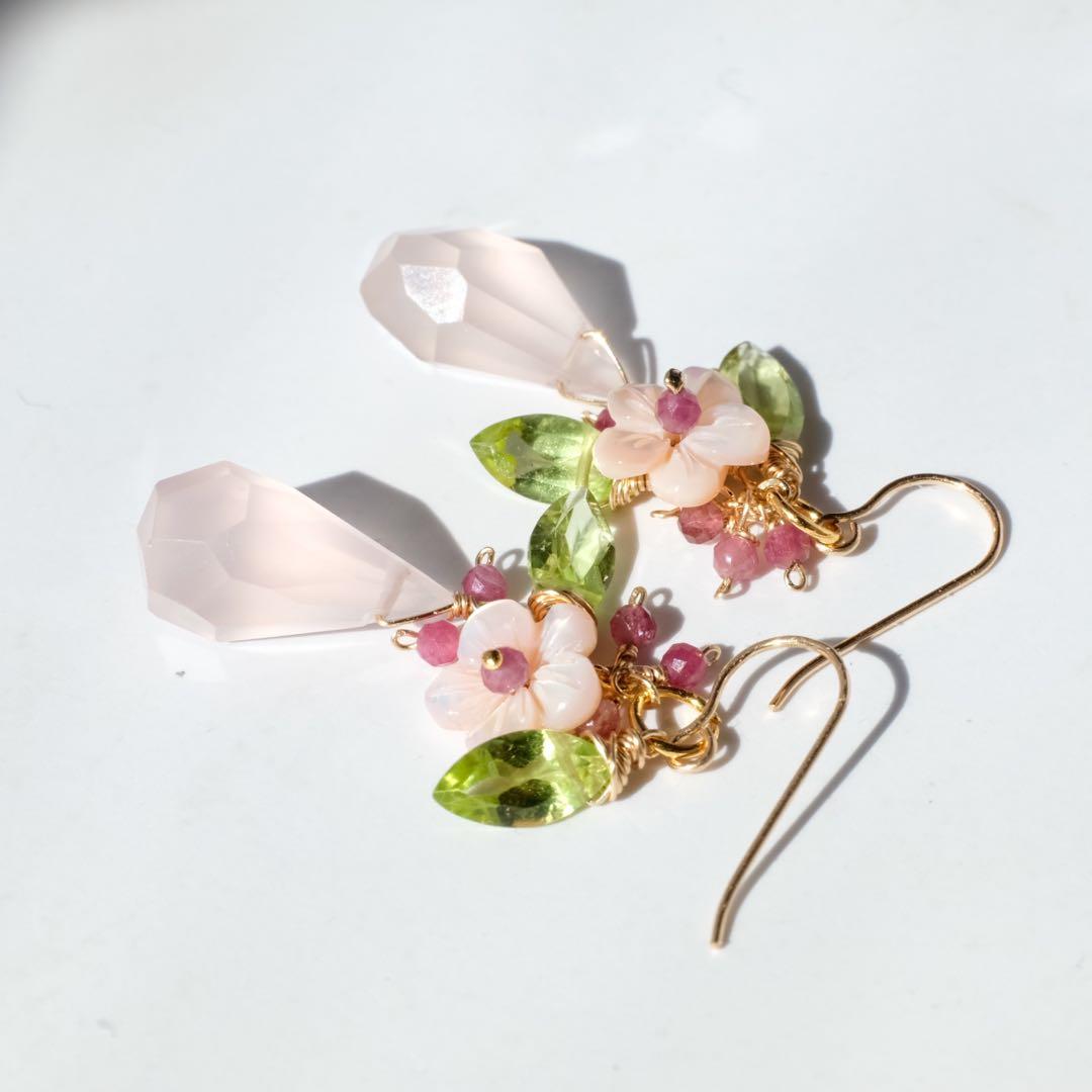 14kgf  cherry blossomsピアス/イヤリング