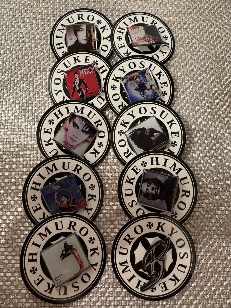 ミュージシャン KYOSUKE HIMURO PINS CAPSULE Vol.1