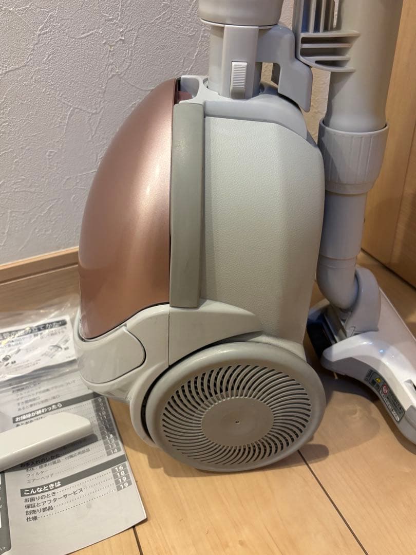 HITACHI 日立 掃除機 CV-V500 紙パック式　メンテ、清掃済　美品