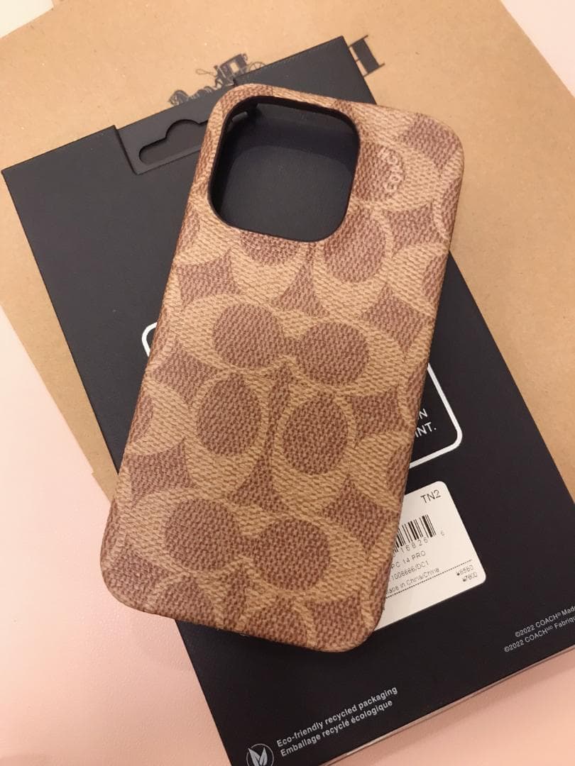 nabenana 新品 coach IPHONE 14 PRO ケース