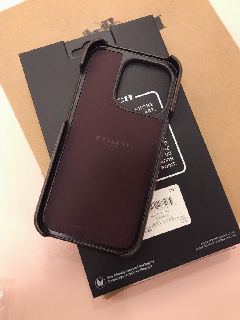 nabenana 新品 coach IPHONE 14 PRO ケース