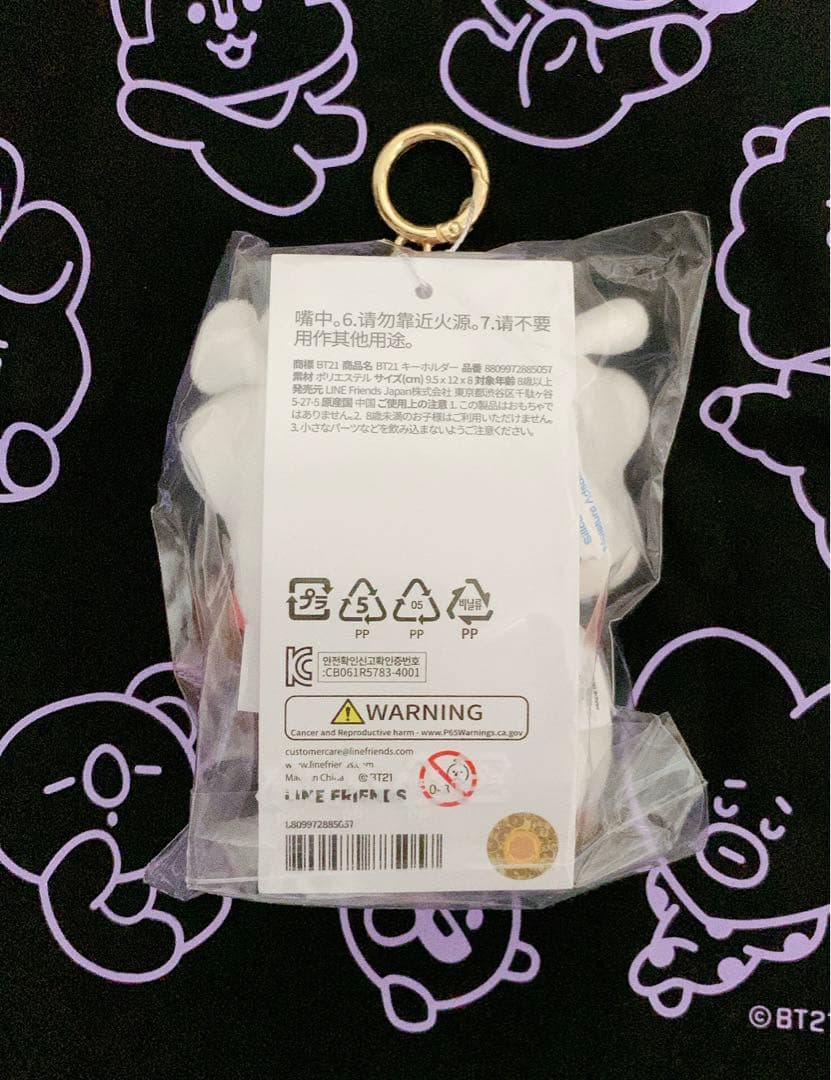 ソンミンス BT21 RJ SPRING DAY ぬいぐるみ キーリング Jin