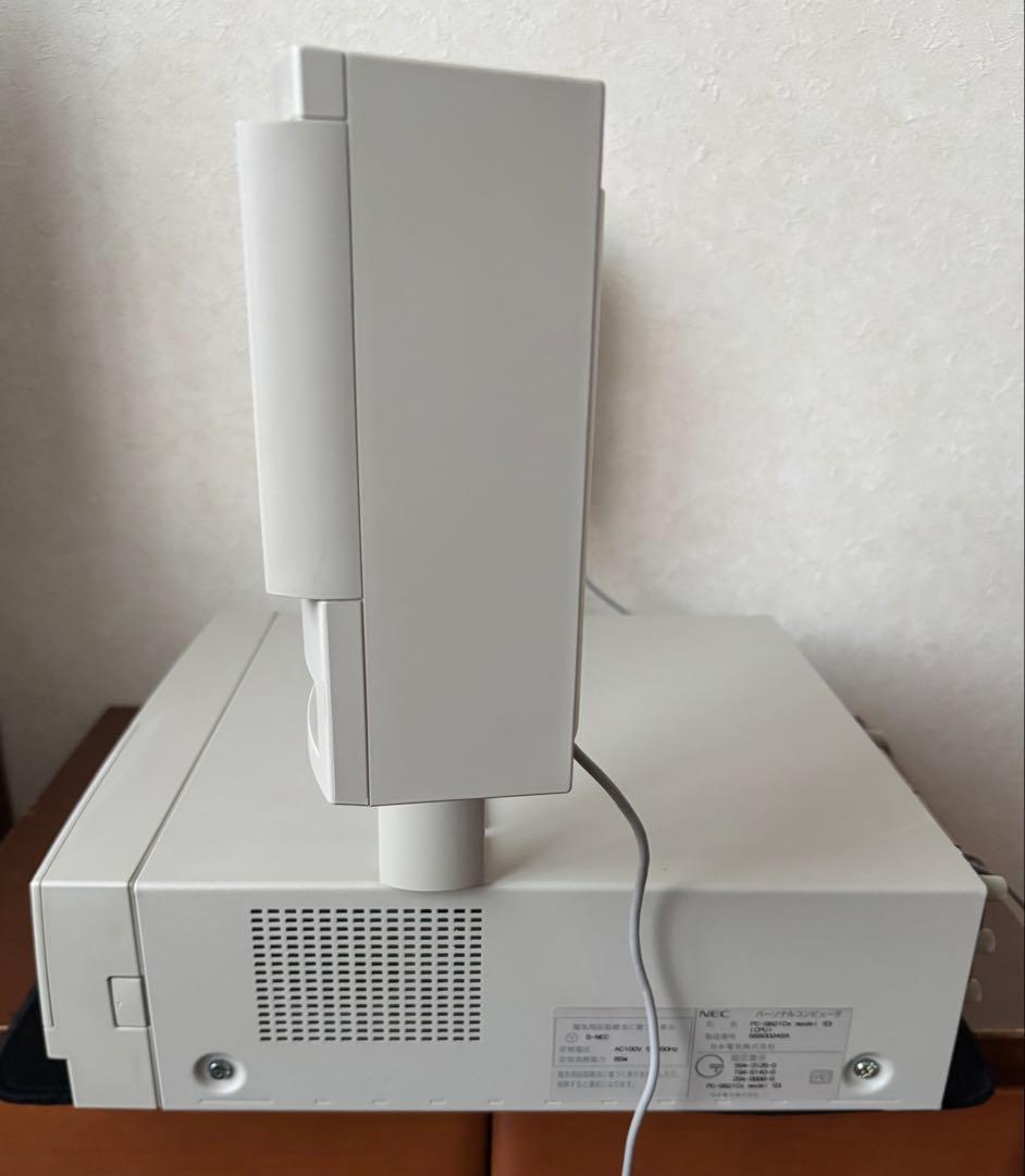 PC-9821Cx 本体とスピーカ 起動不可