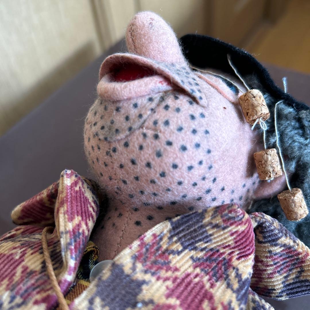 変なおじさん 人形 ビンテージ キモカワ