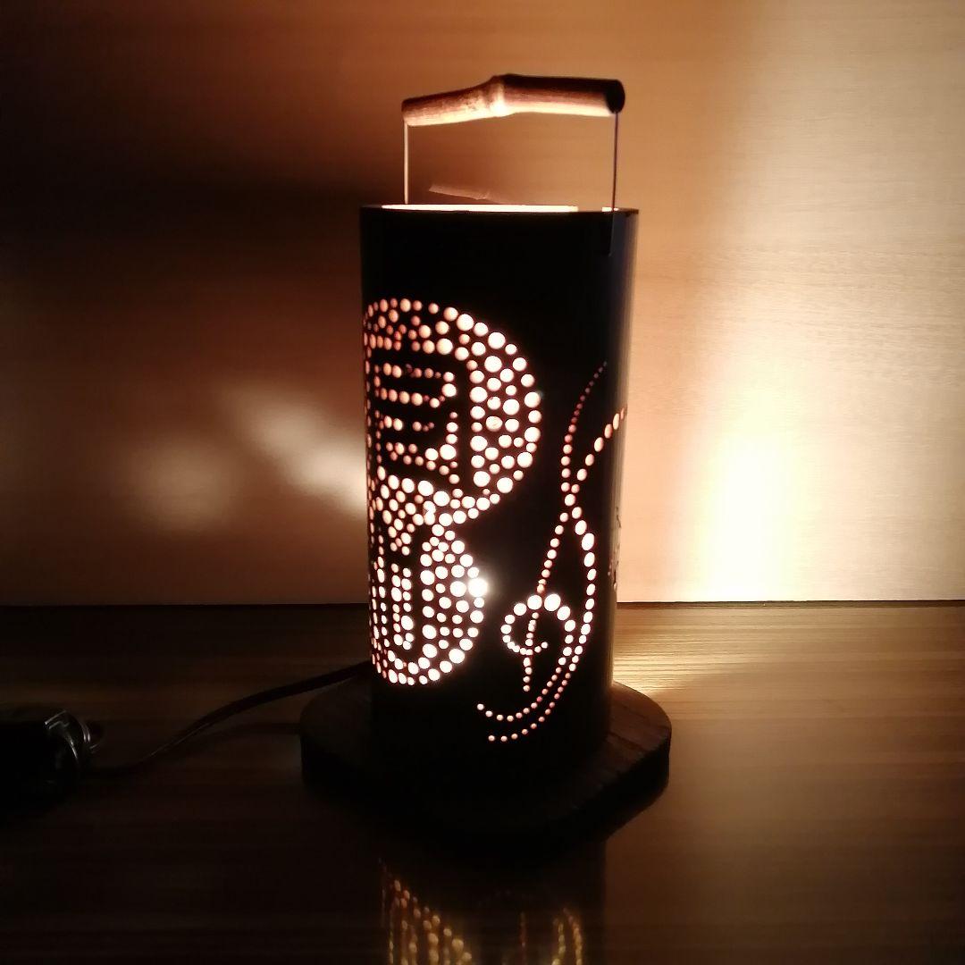 癒し灯火　竹行灯　No23201 (令和)