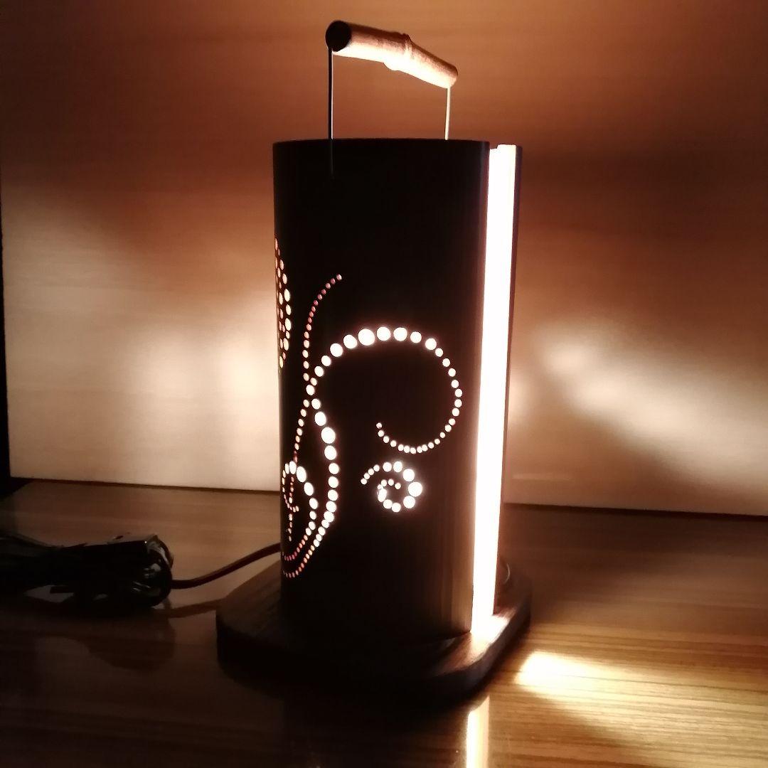 癒し灯火　竹行灯　No23201 (令和)