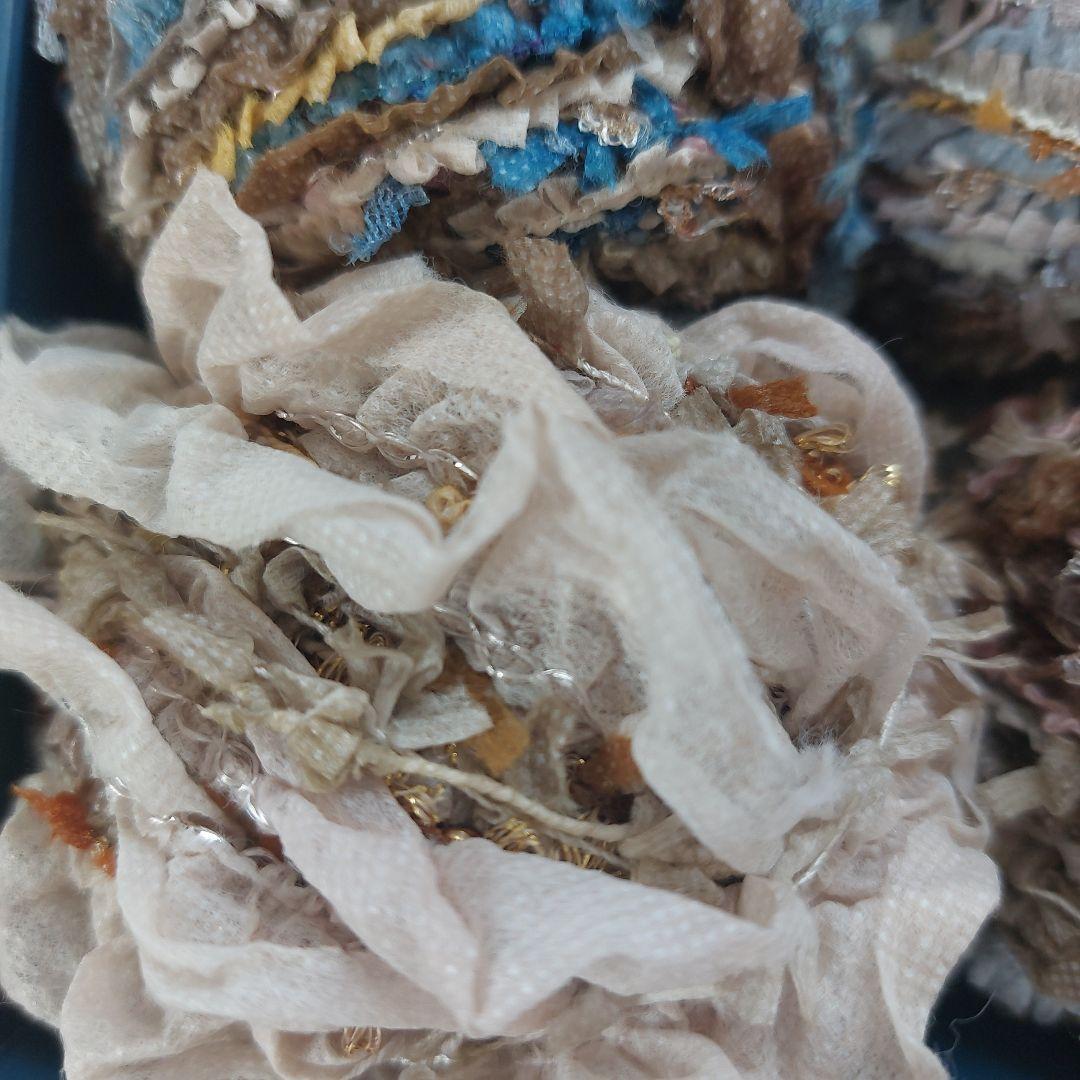 ハンドメイド 引き揃え糸 玉巻き×4 ⑦