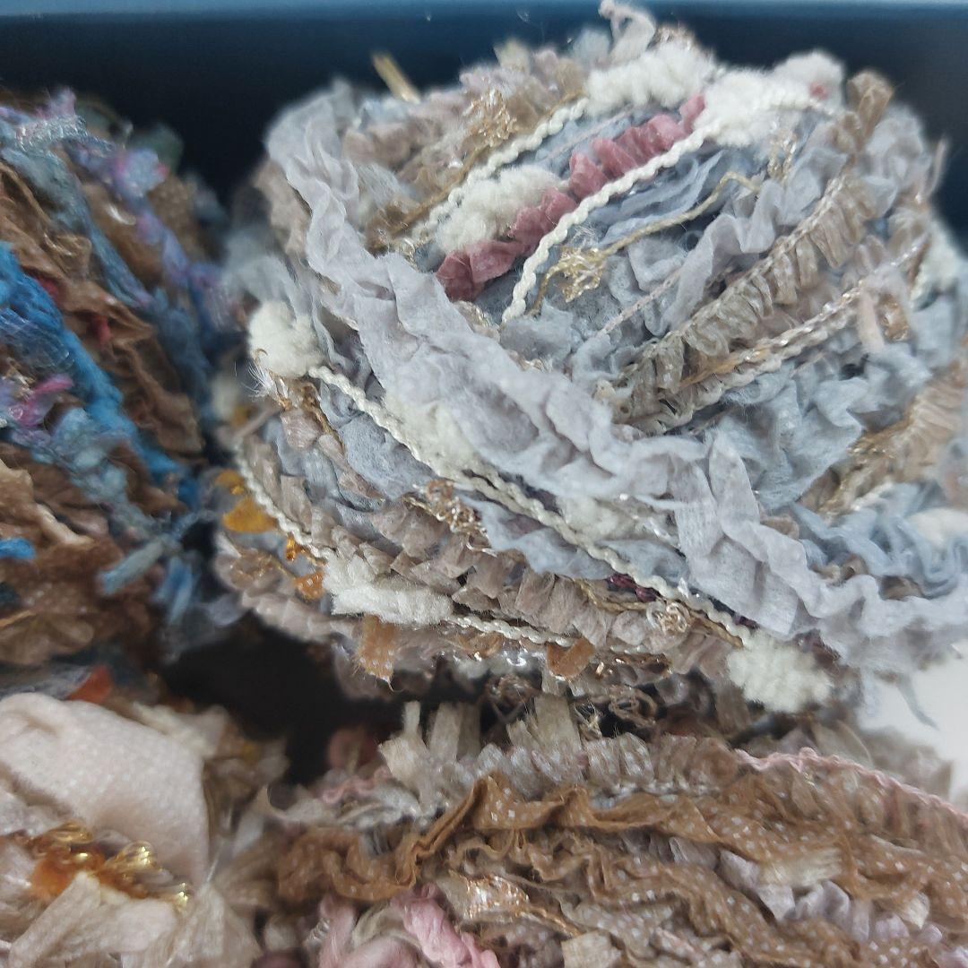 ハンドメイド 引き揃え糸 玉巻き×4 ⑦
