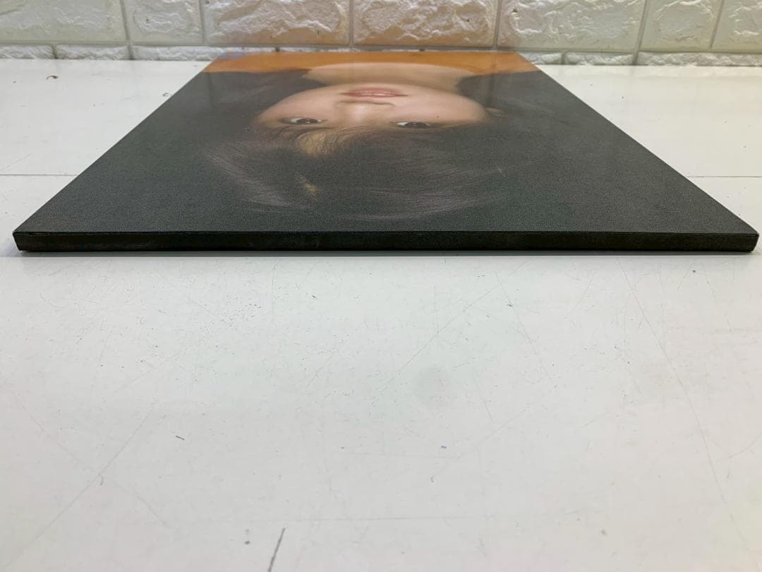 ☆382 希少 当時物 昭和スター 中森明菜 木製パネルポスター 送料込み