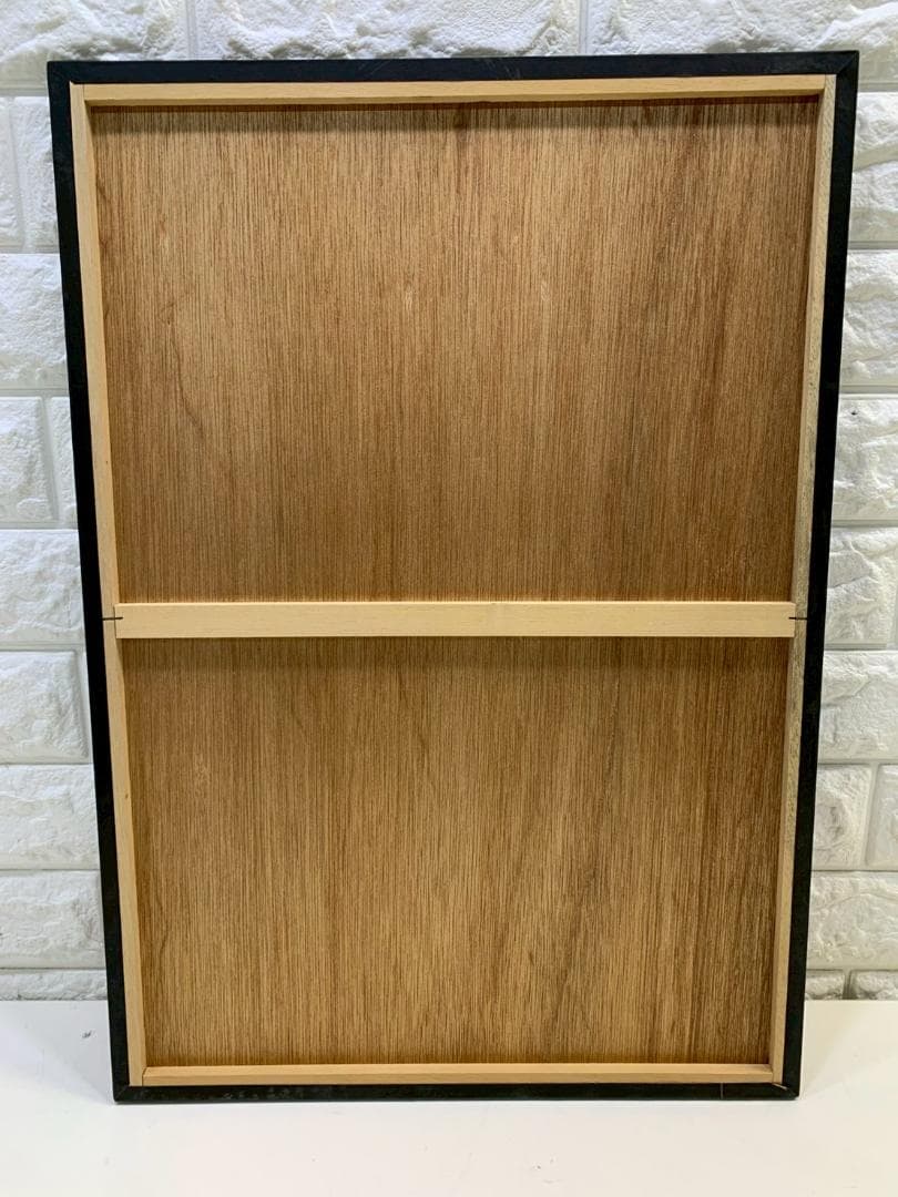 ☆382 希少 当時物 昭和スター 中森明菜 木製パネルポスター 送料込み