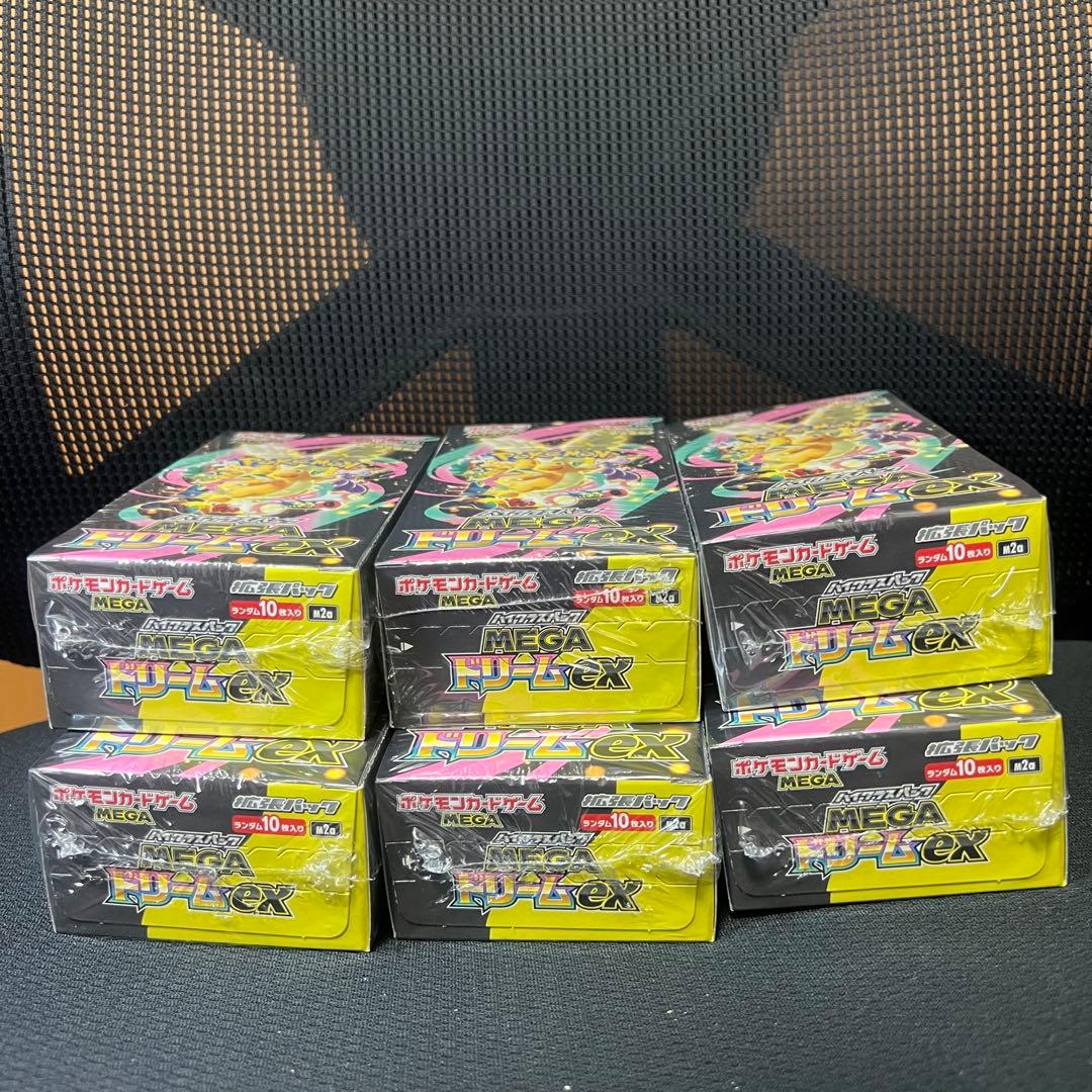 ポケモンカード　MEGAドリームex 未開封シュリンク付き　6箱