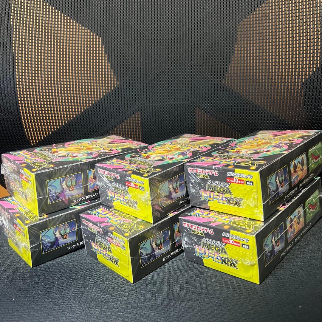ポケモンカード　MEGAドリームex 未開封シュリンク付き　6箱
