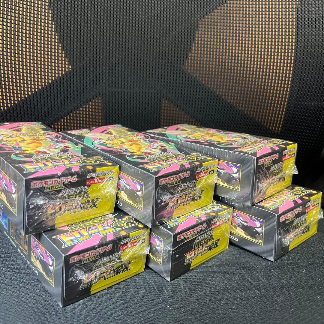 ポケモンカード　MEGAドリームex 未開封シュリンク付き　6箱