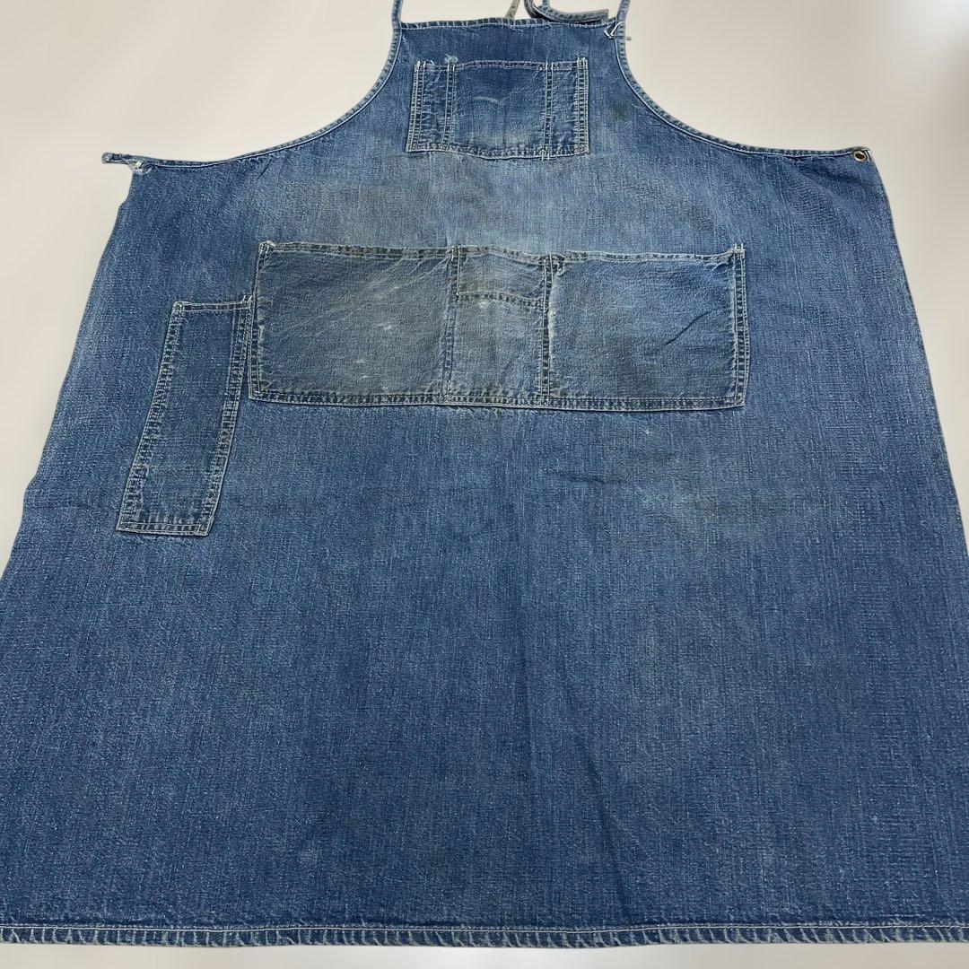 Used 60-70’sジャンクデニムエプロン/古着/アメカジ/ジャンク