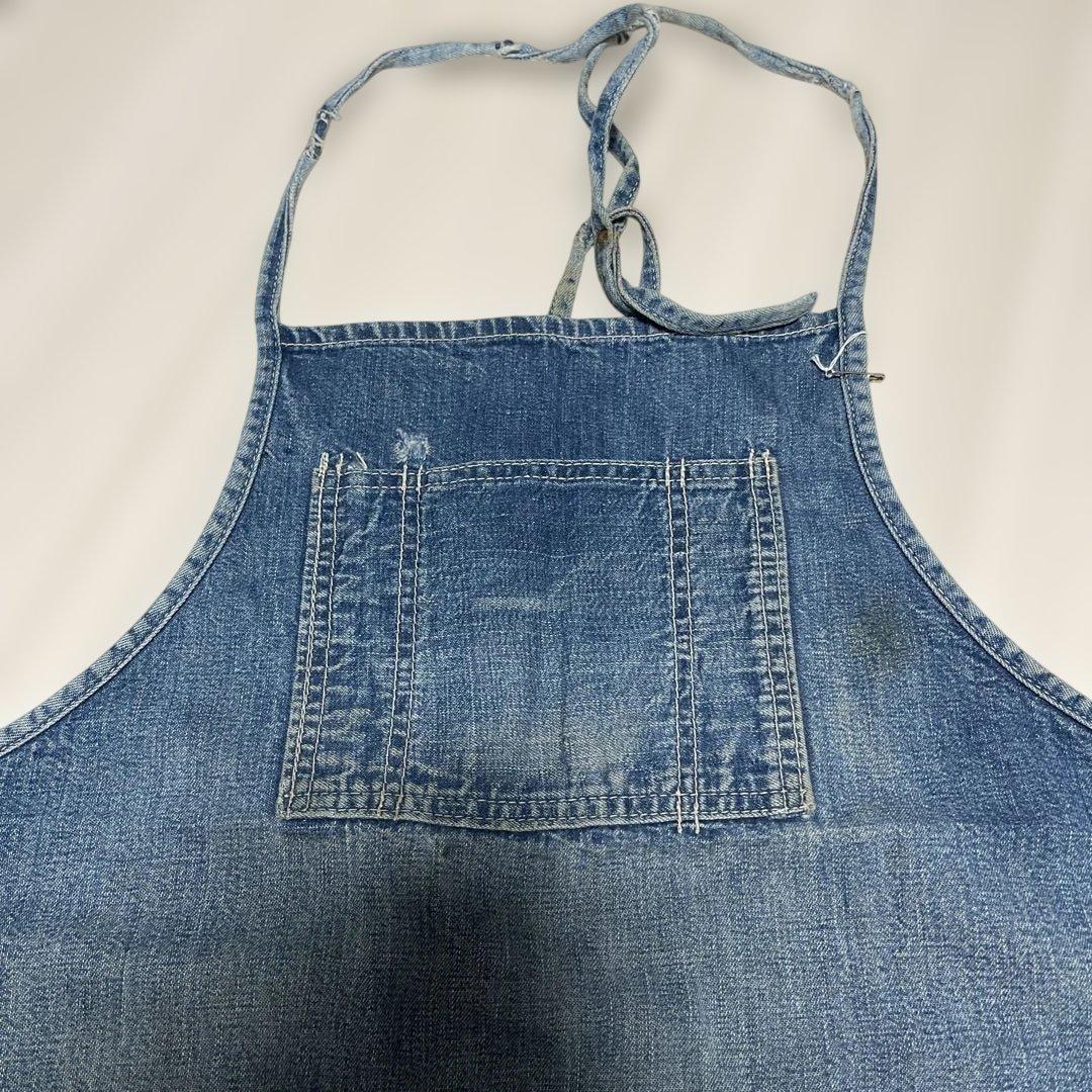 Used 60-70’sジャンクデニムエプロン/古着/アメカジ/ジャンク