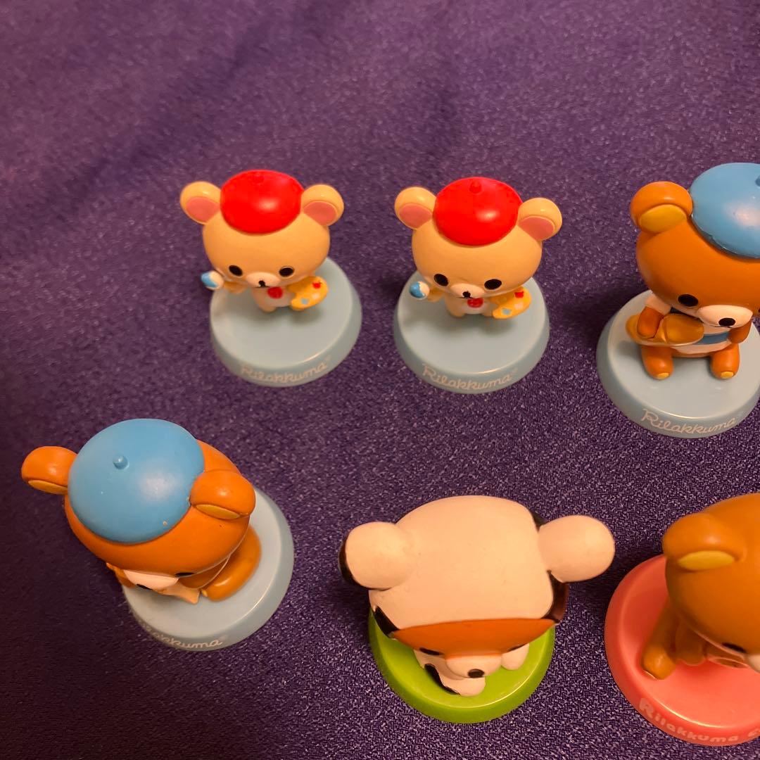 リラックマ　トレーディングフィギュア リーメント　トイフル　フルフェイス　他