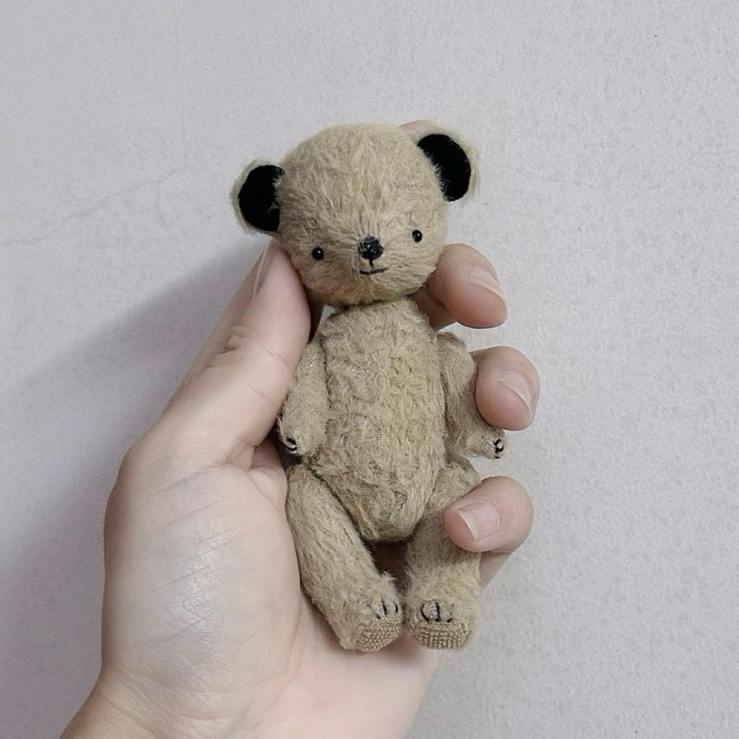 大人しい黒ミミちゃん テディベア 海外作家様 ハンドメイド 熊 ぬいぐるみ