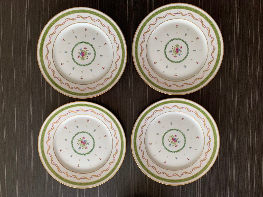 お値下げ。アビランド　ヴューパリ　大皿4枚、小皿7枚、スープカップ6客　セット