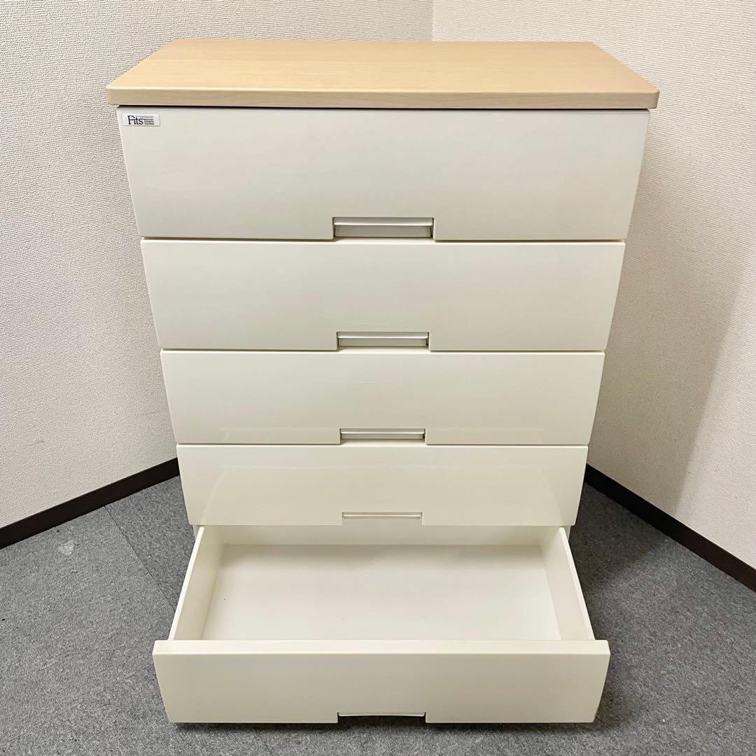 Fits フィッツ 6段 プラスチックチェスト 衣装ケース （女性オーナー）F