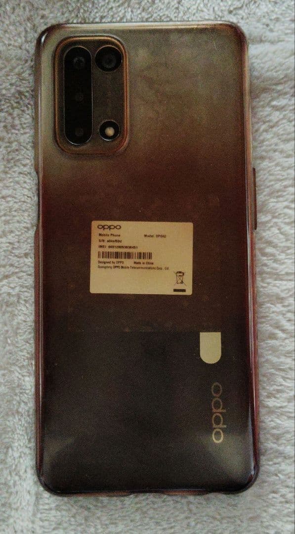 OPPO A54 5G 本体 画面ひびあり