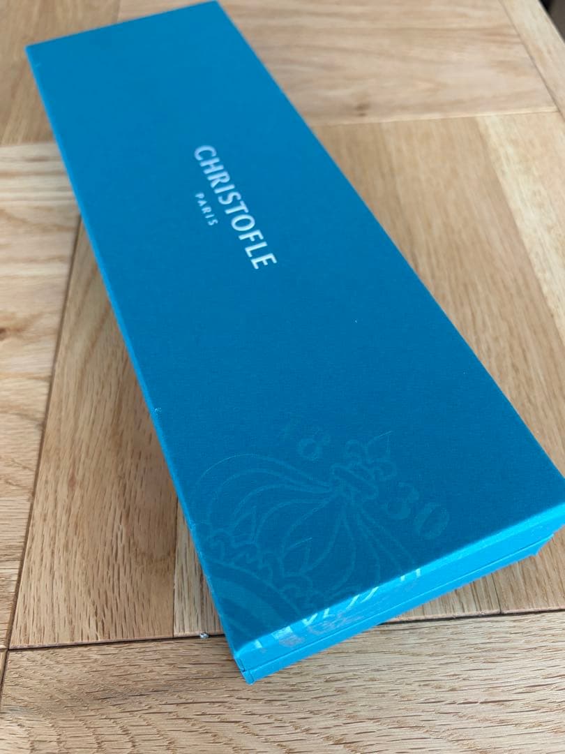 CHRISTOFLE ペア箸　(赤、青) 新品未使用