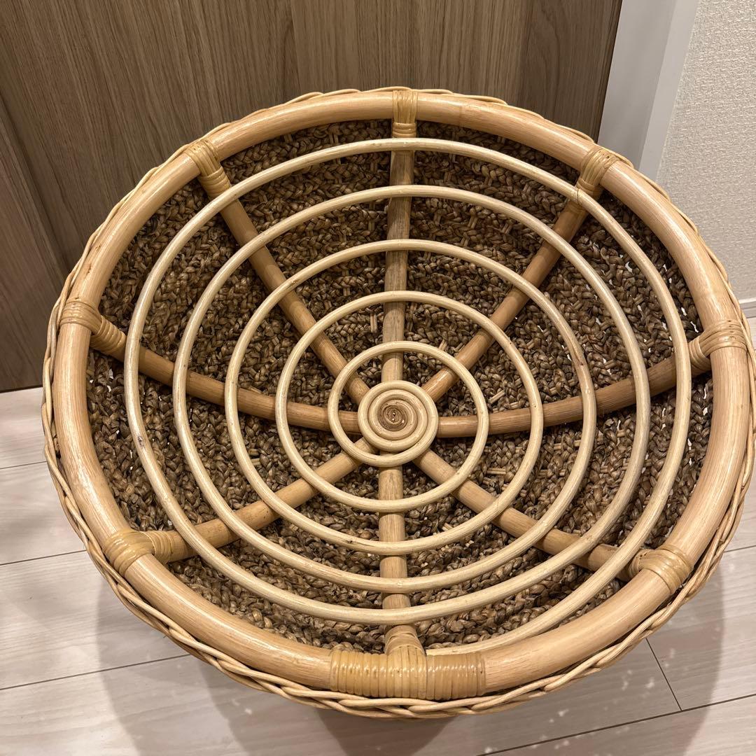 パパサンチェア ウォーターヒヤシンス ミニ　アジアン家具