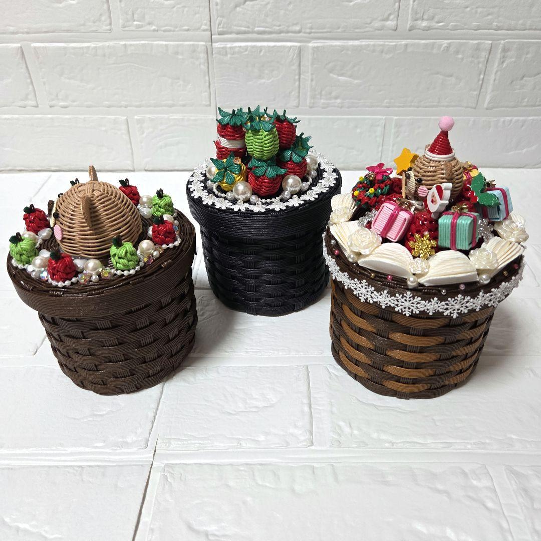 ✤エコクラフト✤　✤ご注文の大きめ綿棒ケースたち✤