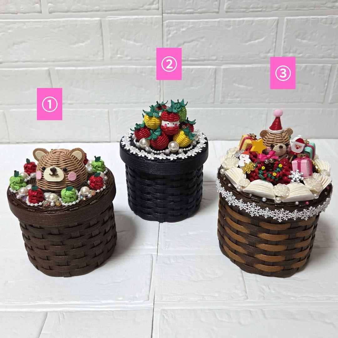 ✤エコクラフト✤　✤ご注文の大きめ綿棒ケースたち✤