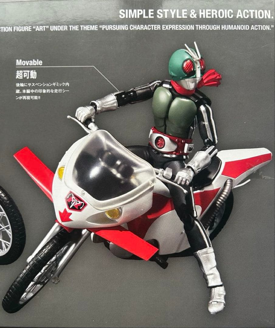S.H.Figuarts 仮面ライダー新1号 & 新サイクロン号　開封品
