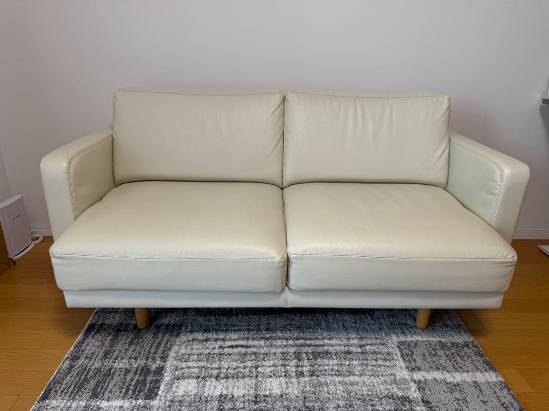 冨士ファニチア　フジファニ　北欧　プライウッド　ラブソファ　2人掛けソファ