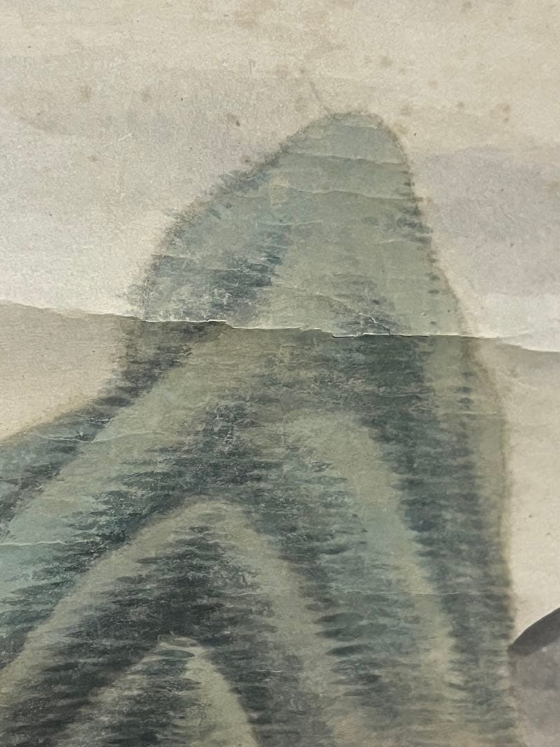 掛軸 仿・高克恭 山水図　石谷本 丙子春 中国