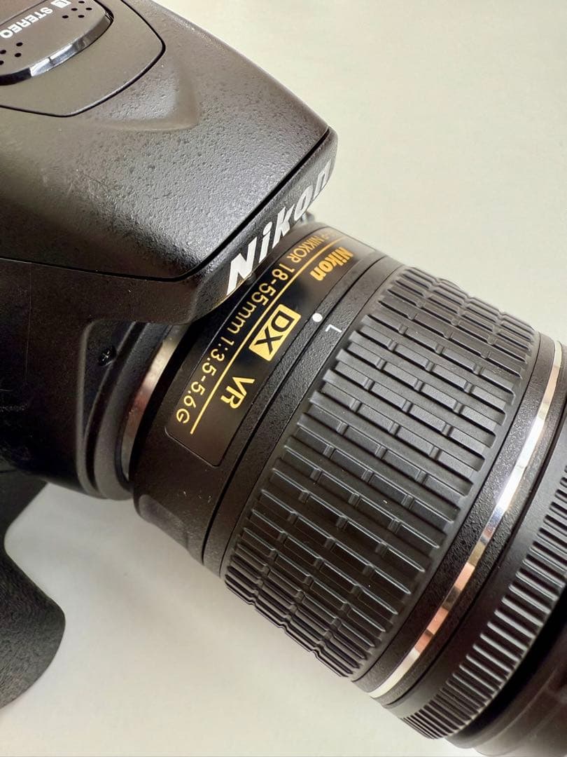 【美品】一眼レフ Nikon D5600 ダブルズームキット 単焦点レンズ 他