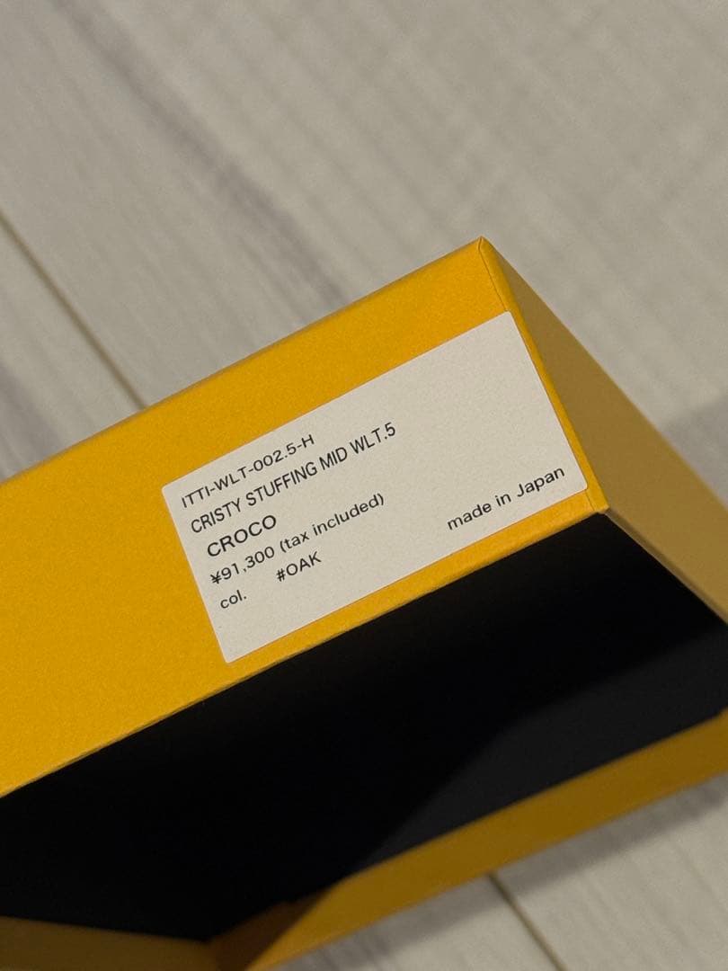 itti croco mid wlt.5 クロコダイル財布