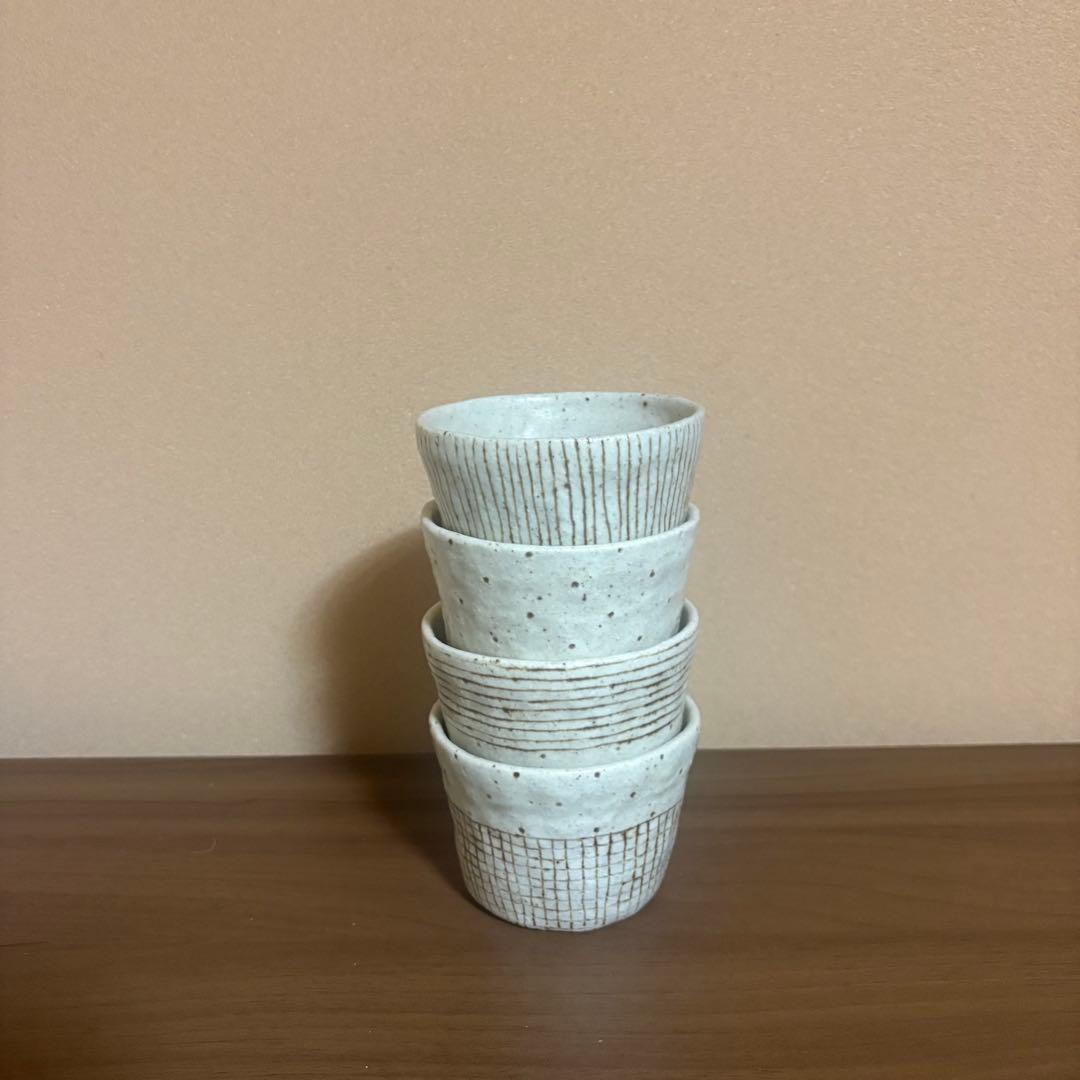 金成潤子さん　フリーカップ　蕎麦猪口