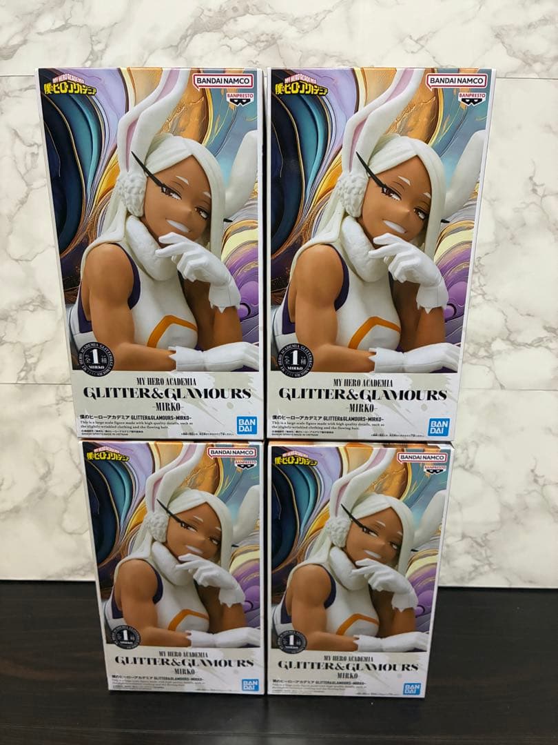 僕のヒーローアカデミア GLITTER & GLAMOURS ミルコ×4体セット