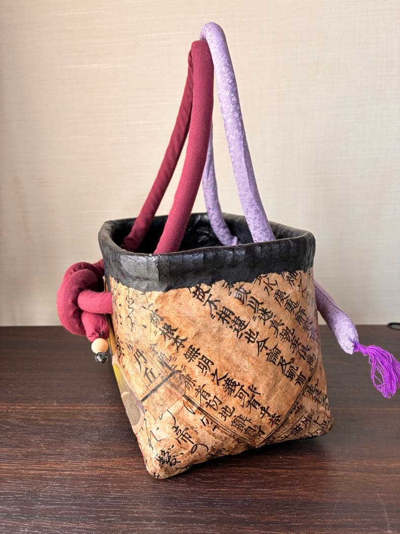 一閑張りかごバッグ（120）