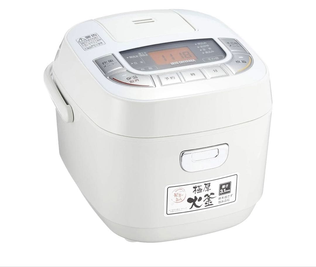 IRIS OHYAMA極厚火釜マイコンジャー炊飯器ERC−MC30（3合炊き）