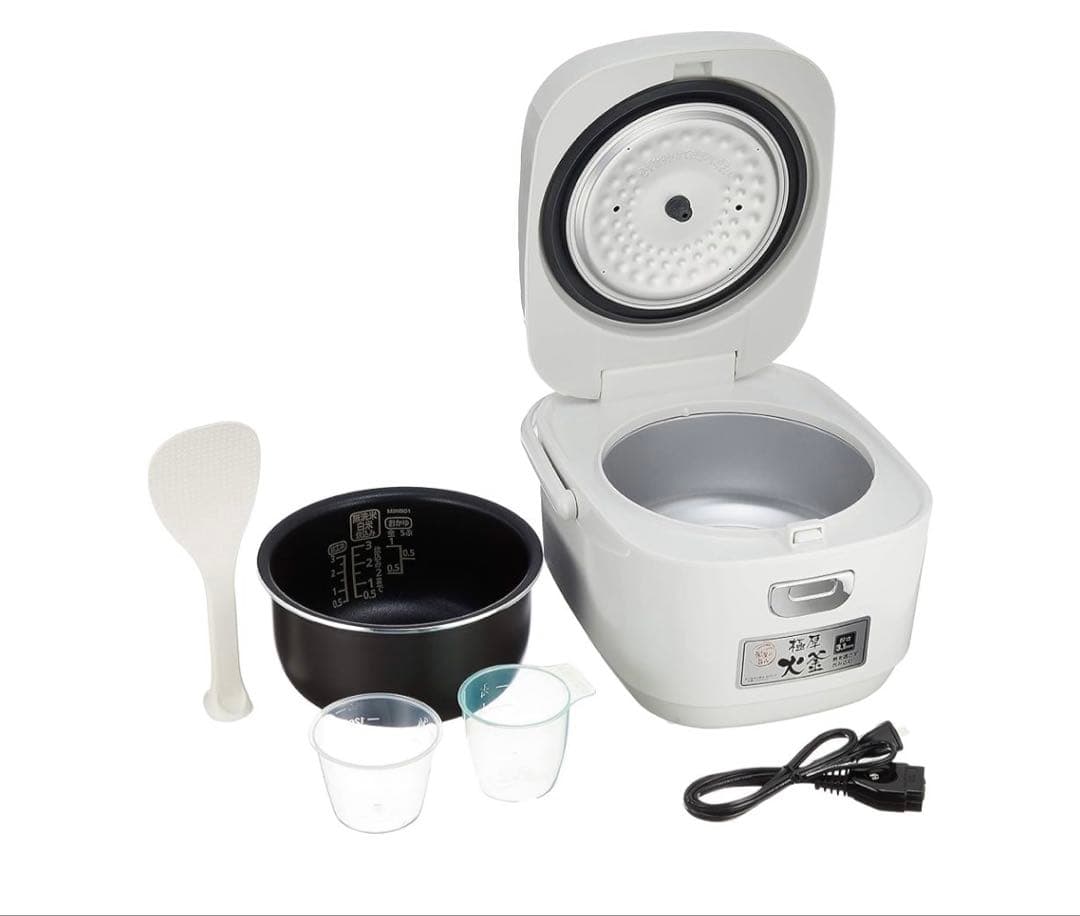 IRIS OHYAMA極厚火釜マイコンジャー炊飯器ERC−MC30（3合炊き）