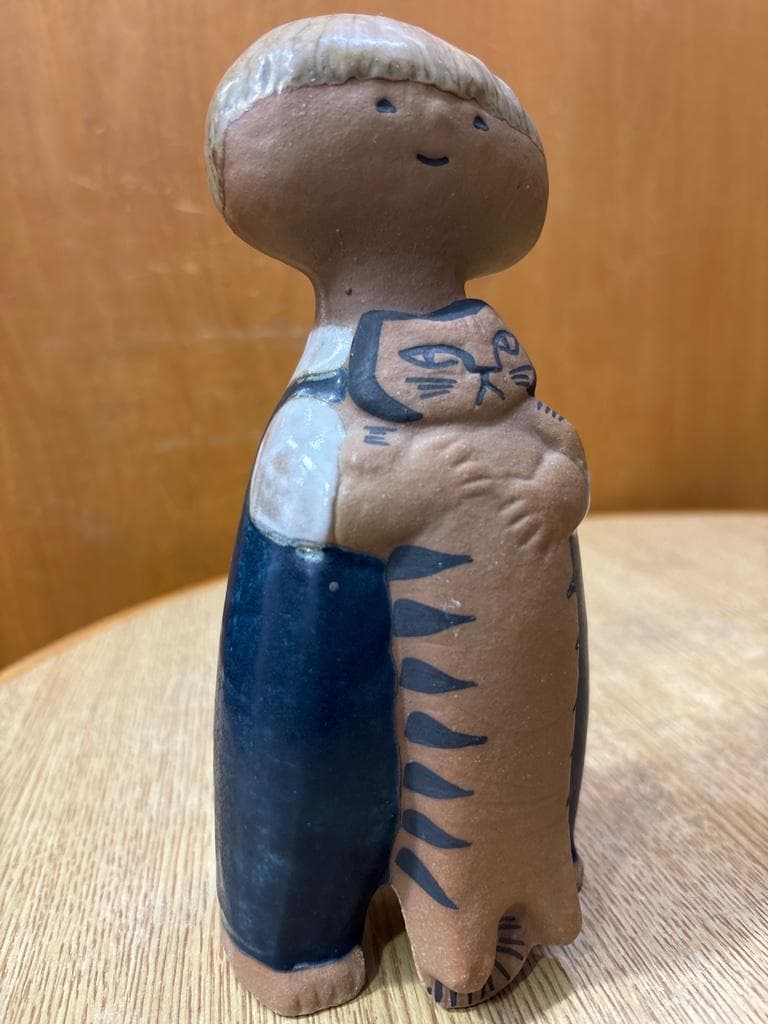 Lisa Larson リサラーソン UNGAR Pelle ペレ 少年と猫