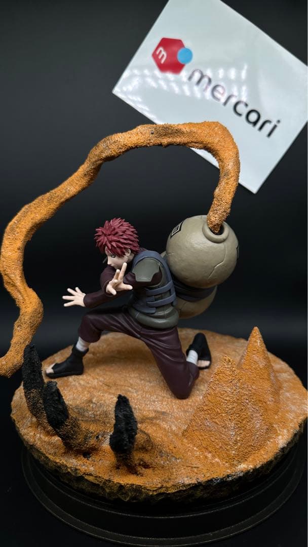 NARUTO 我愛羅　フィギュア　ジオラマ台座　ジオラマ工房　メルカリ